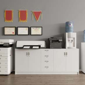 现代打印机3D模型下载